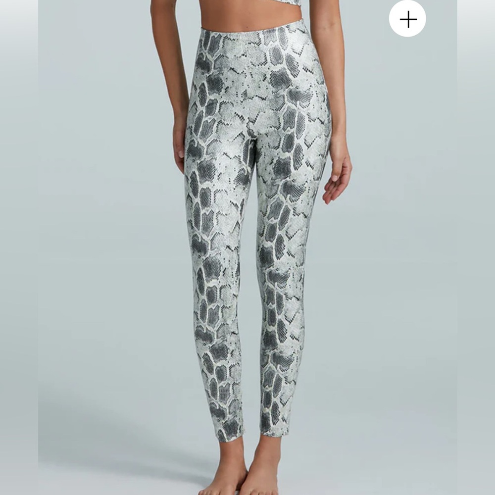 Commando snake print faux leather legging
